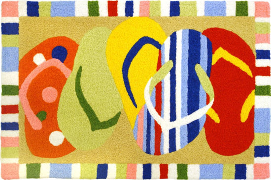 Picture of Multi-Colored Sandals  Jellybean Rug®