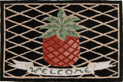 Picture of Pineapple Welcome  Jellybean Rug®