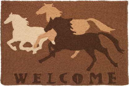 Picture of Welcome Horses  Jellybean Rug®