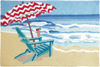 Jellybean Mai Tai Coastal Decor 21 x 33 in Washable Accent Rug