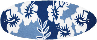 Picture of Surfboard - Navy Hibiscus  Jellybean Rug®