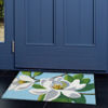 Jellybean Magnolia Time Garden Decor 21 x 33 in Washable Accent Rug