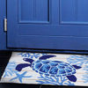 Picture of Indigo Sea Turtle  Jellybean Rug®