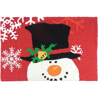 Picture of Snowman With Magic Hat Jellybean Rug®