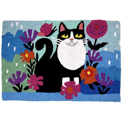 Picture of Garden Feline  Jellybean Rug®