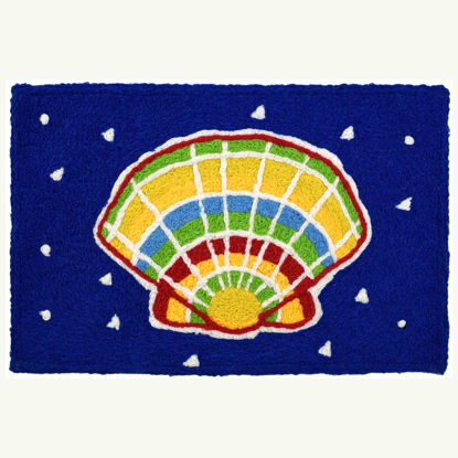 Picture of Painted Clam Shell Jellybean Rug®