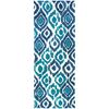 Picture of Blue & Green Ikat Runner