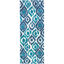 Picture of Blue & Green Ikat Simple Spaces Runner