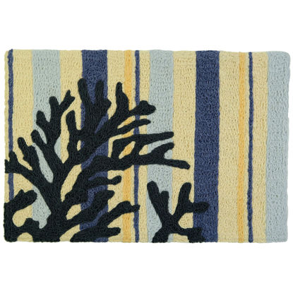 Picture of Blue Coral on Weathered Boards