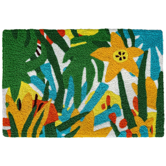 Picture of Palm & Flower Thatch Jellybean Rug®