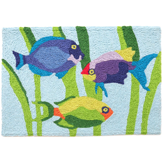 Picture of Colorful Tropical Fish Jellybean® Rug