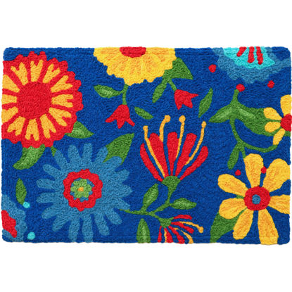 Picture of Fuchsia and Marigold  Jellybean® Rug