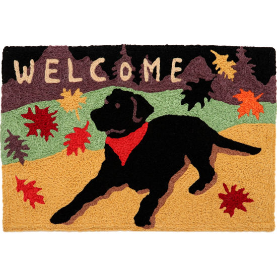 Picture of Lab and Leaves Jellybean® Rug