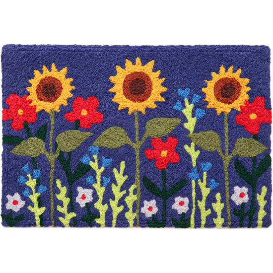 Picture of Wild Sunflower Garden Jellybean® Rug