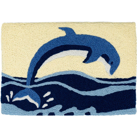 Picture of Dolphin Breach Jellybean® Rug
