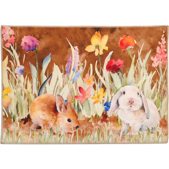 Picture of Springtime Bunnies Olivia's Home Rug