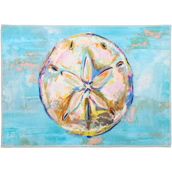 Picture of Painted Sand Dollar Olivia's Home Rug