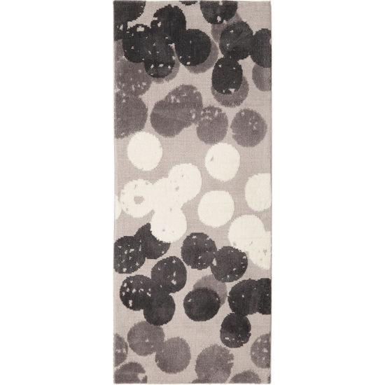 Picture of Modern Dots Beige and Gray Simple Spaces Rug