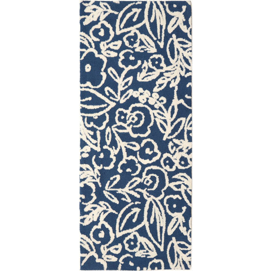 Picture of Fab Floral Blue Spaces Rug