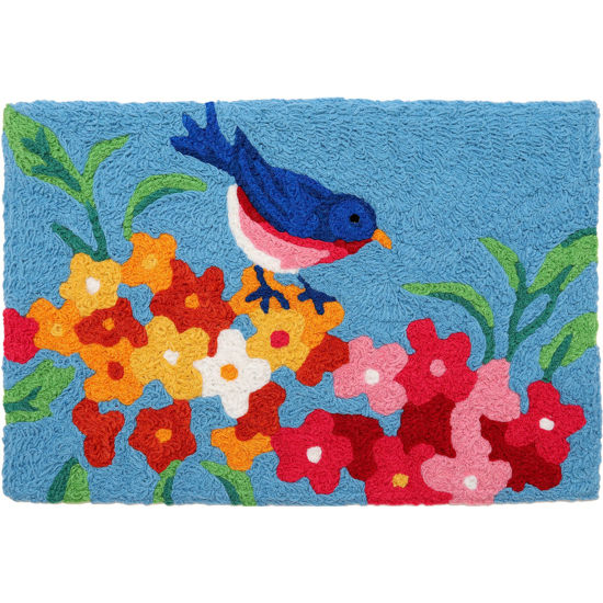 Picture of Little Blue Bird Jellybean® Rug