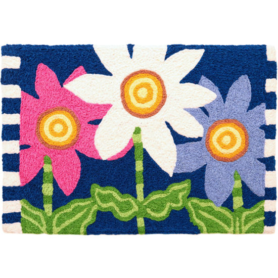 Picture of Evening Daisies Machine Washable Jellybean ® Accent Rugs