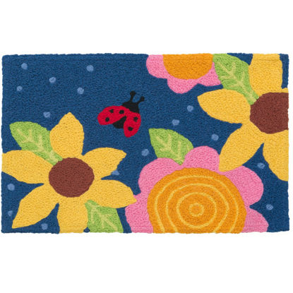 Picture of Golden Garden & Ladybug Machine Washable Jellybean®  Accent Rug