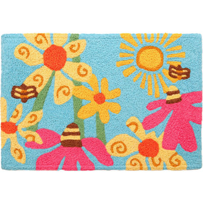 Picture of Count Your Blossoms Machine Washable Jellybean®  Accent Rug