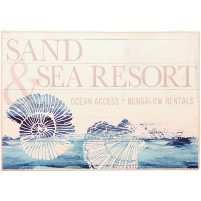 Picture of Sand and Sea Resort Machine Washable Olivia's Home™ Accent Rug