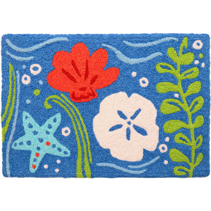 Picture of Underwater Treasures Machine Washable Jellybean®  Accent Rug