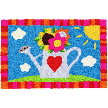 Picture of Flowering Watering Can Jellybean Accent Rug