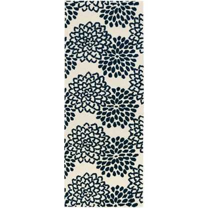 Picture of Midnight Mums Simple Spaces Rug