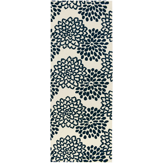Picture of Midnight Mums Simple Spaces Rug