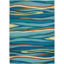 Picture of Ocean Waves Homefires Hooked Area Rug