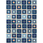 Picture of Beach Tiles Homefires Hooked Area Rug