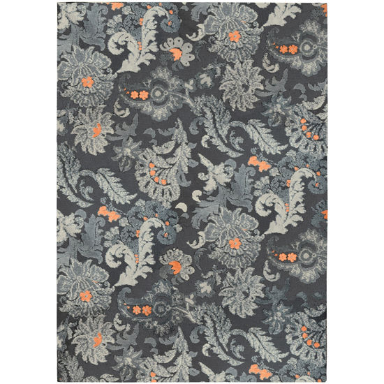 Picture of Gray Flannel Floral  3' x 5'